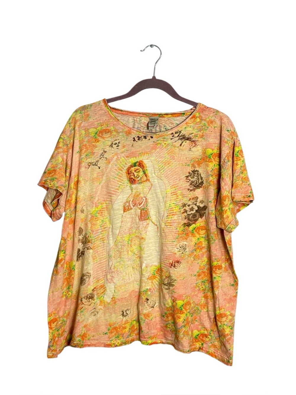 Magnolia Pearl Floral Peach Graphic Women's Tee